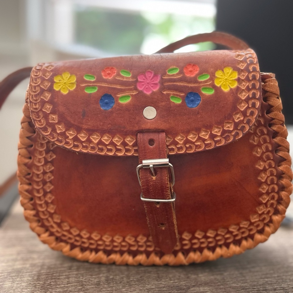 Mexican handmade Leather bag